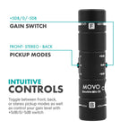 Movo DoubleMic-DI Dual Capsule Microphone for iPhone