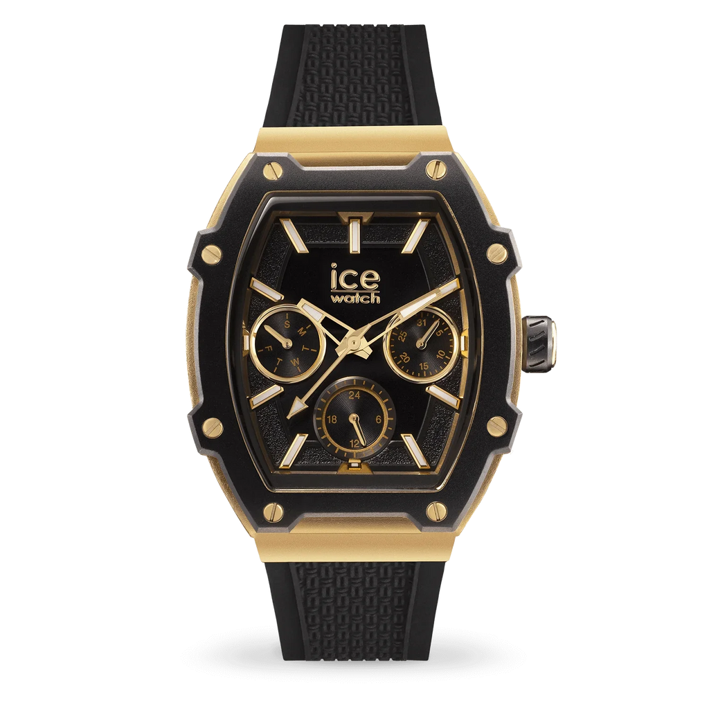 ICE Boliday Ladies Black Gold Watch