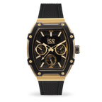 ICE Boliday Ladies Black Gold Watch