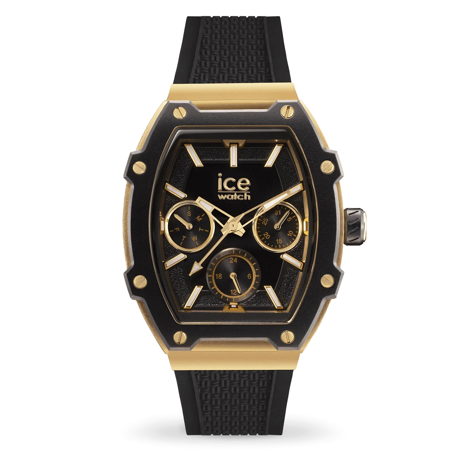 ICE Boliday Ladies Black Gold Watch