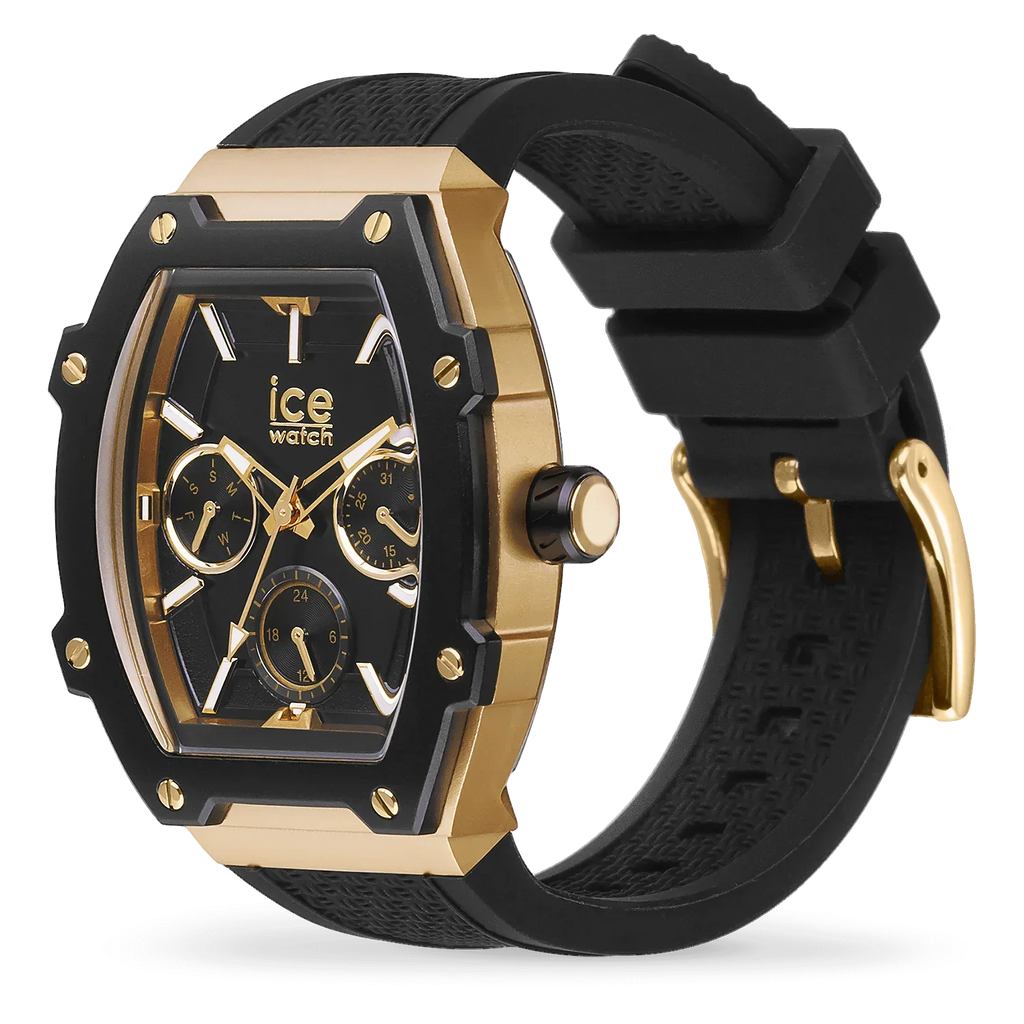 ICE Boliday Ladies Black Gold Watch