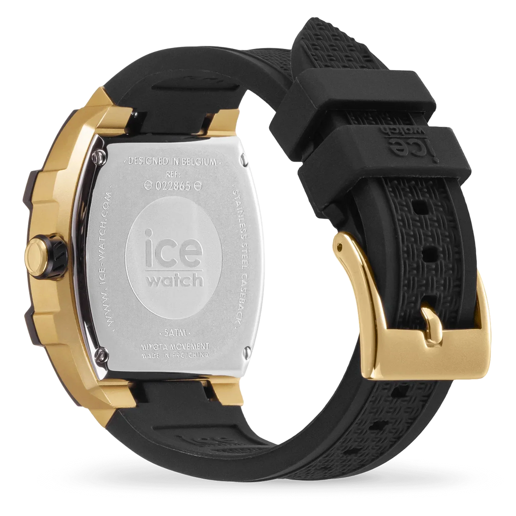 ICE Boliday Ladies Black Gold Watch