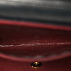 Lambskin Quilted Medium Single Flap Black