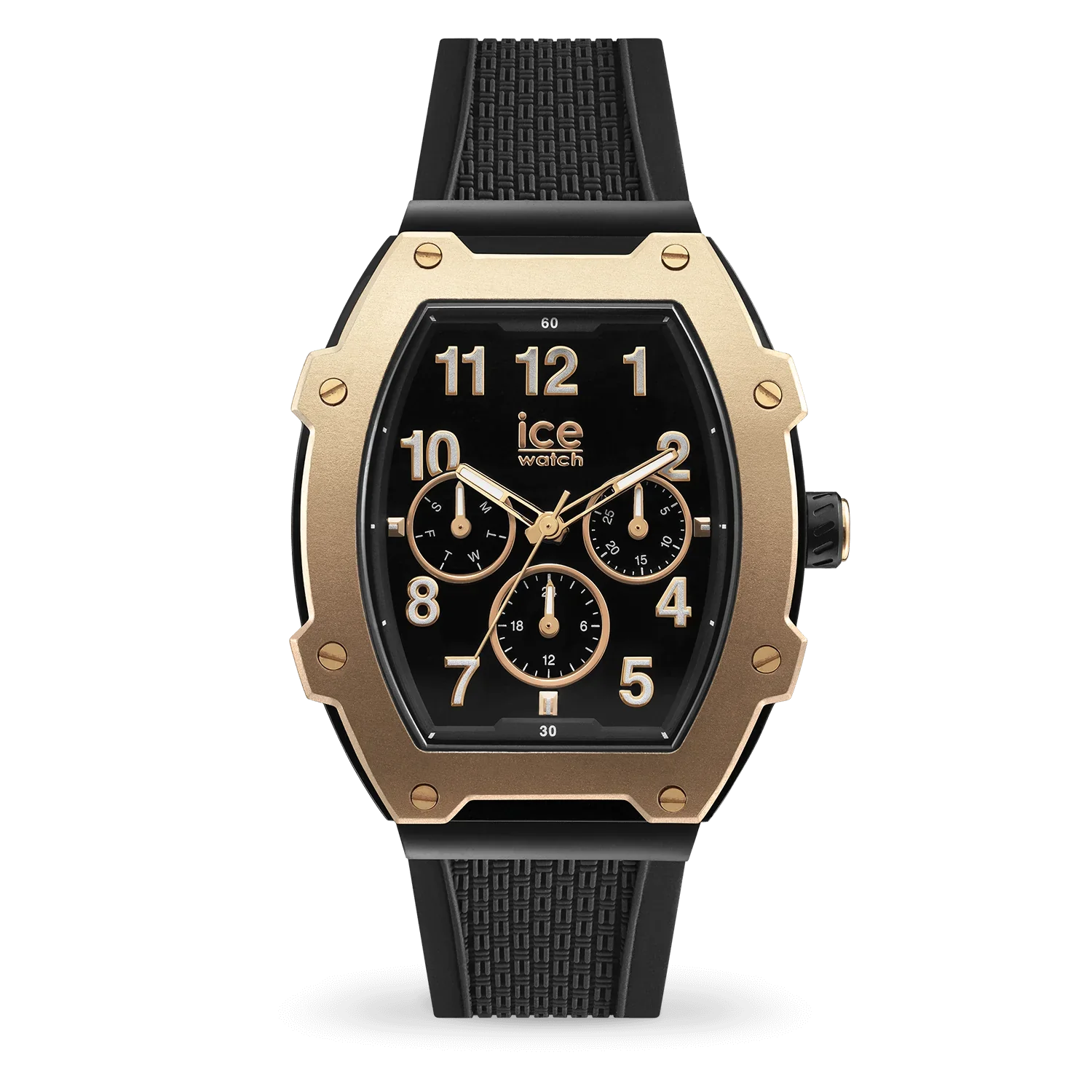 ICE Boliday Men Black Rose Gold Watch