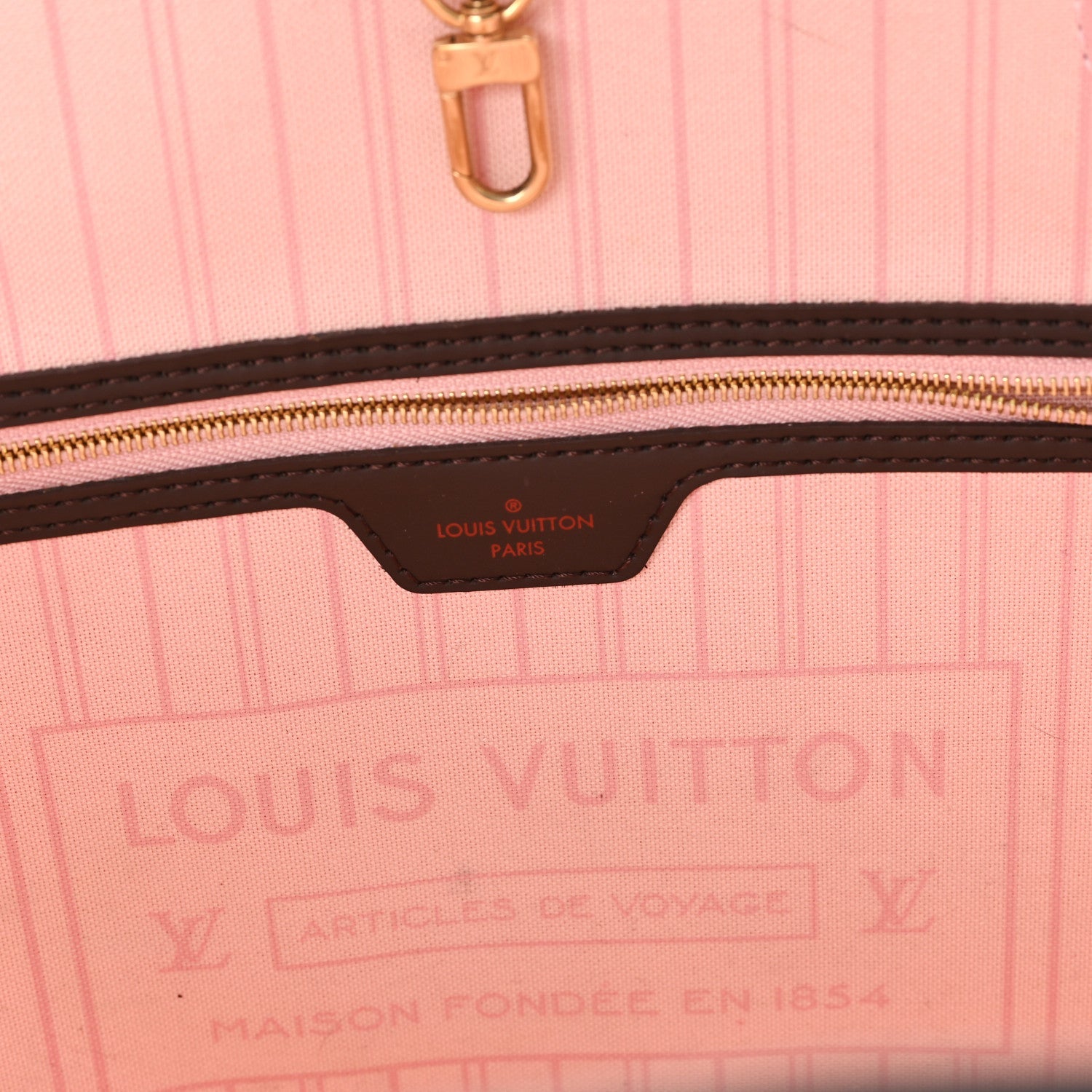 Damier Ebene Neo Neverfull MM Rose Ballerine