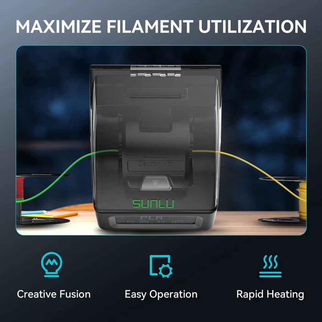 Filament Connector for PLA, PETG, TPU, ABS, PA, and Nylon with 200 PTFE Sleeves for 3D Printer Filament Heating