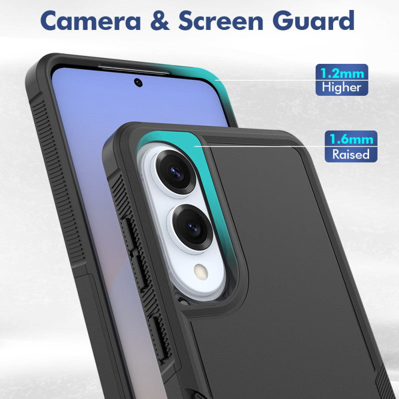 Entronix Case Compatible with Galaxy S25 Edge - Soft-Touch Dual-Layer Sleek Cover