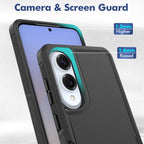 Entronix Case Compatible with Galaxy S25 Edge - Soft-Touch Dual-Layer Sleek Cover