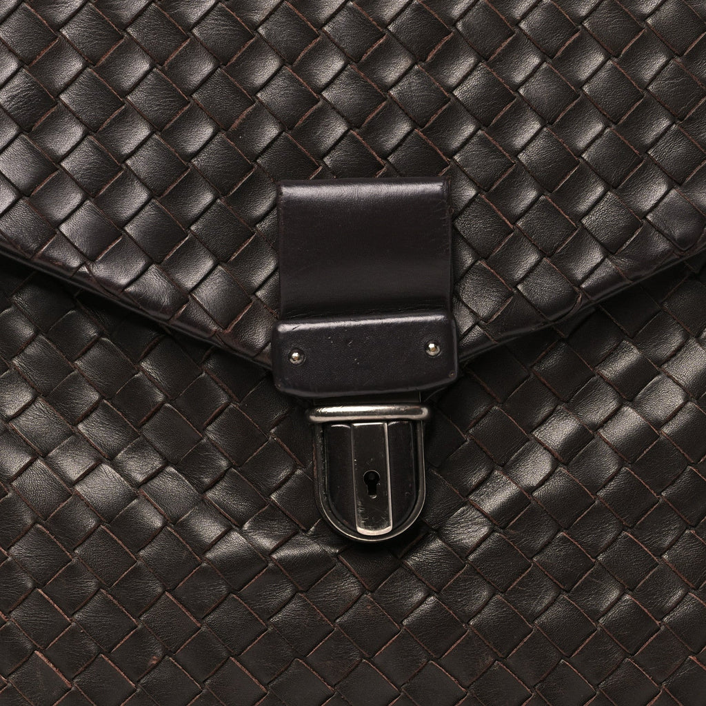 Intrecciato VN Briefcase Ebano