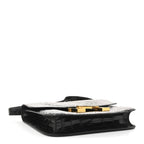 Shiny Caiman Crocodile Constance 23 Black