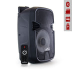8 Inch 400 Watts Bluetooth Portable Party Speaker with USB, SD Input and Reactive Lights