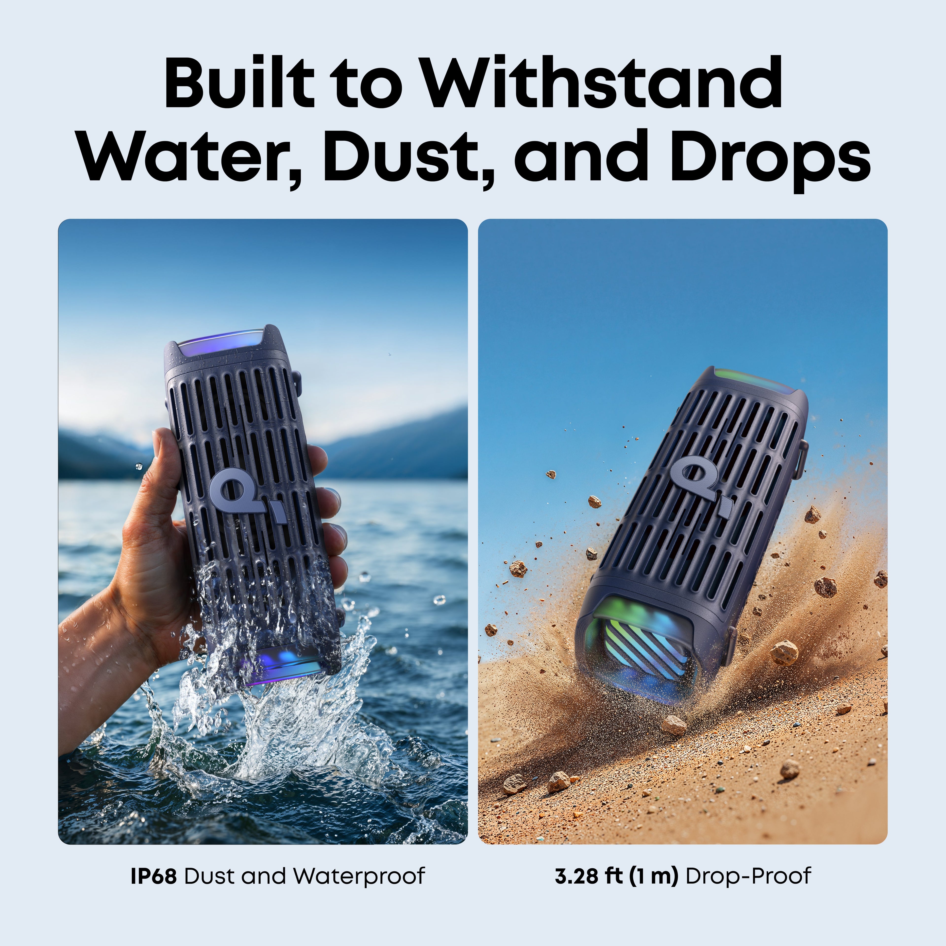 soundcore Boom 3i | Portable Rugged Outdoor Speaker
