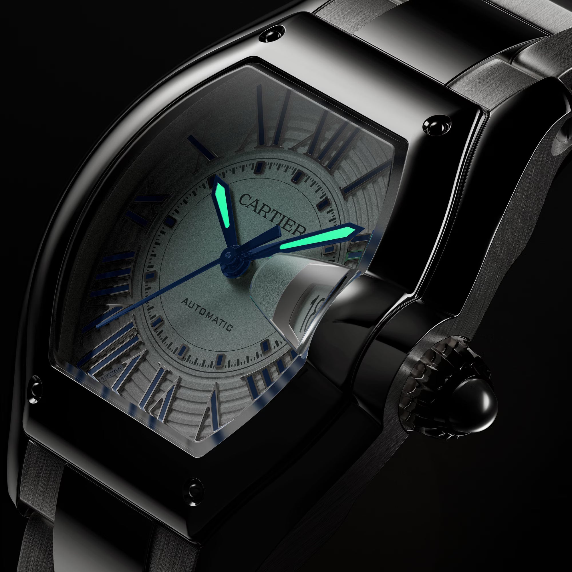 Roadster Medium Model | 35mm, Stainless Steel, Silver Dial