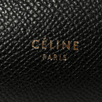 Grained Calfskin Micro Belt Bag Black
