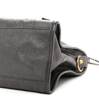 Pearlescent Goatskin Classic Gold Hardware City Bronze