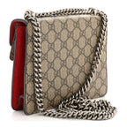 GG Supreme Monogram Mini Dionysus Shoulder Bag Hibiscus Red