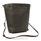 Lambskin Pochon Shoulder Bag Light Musk