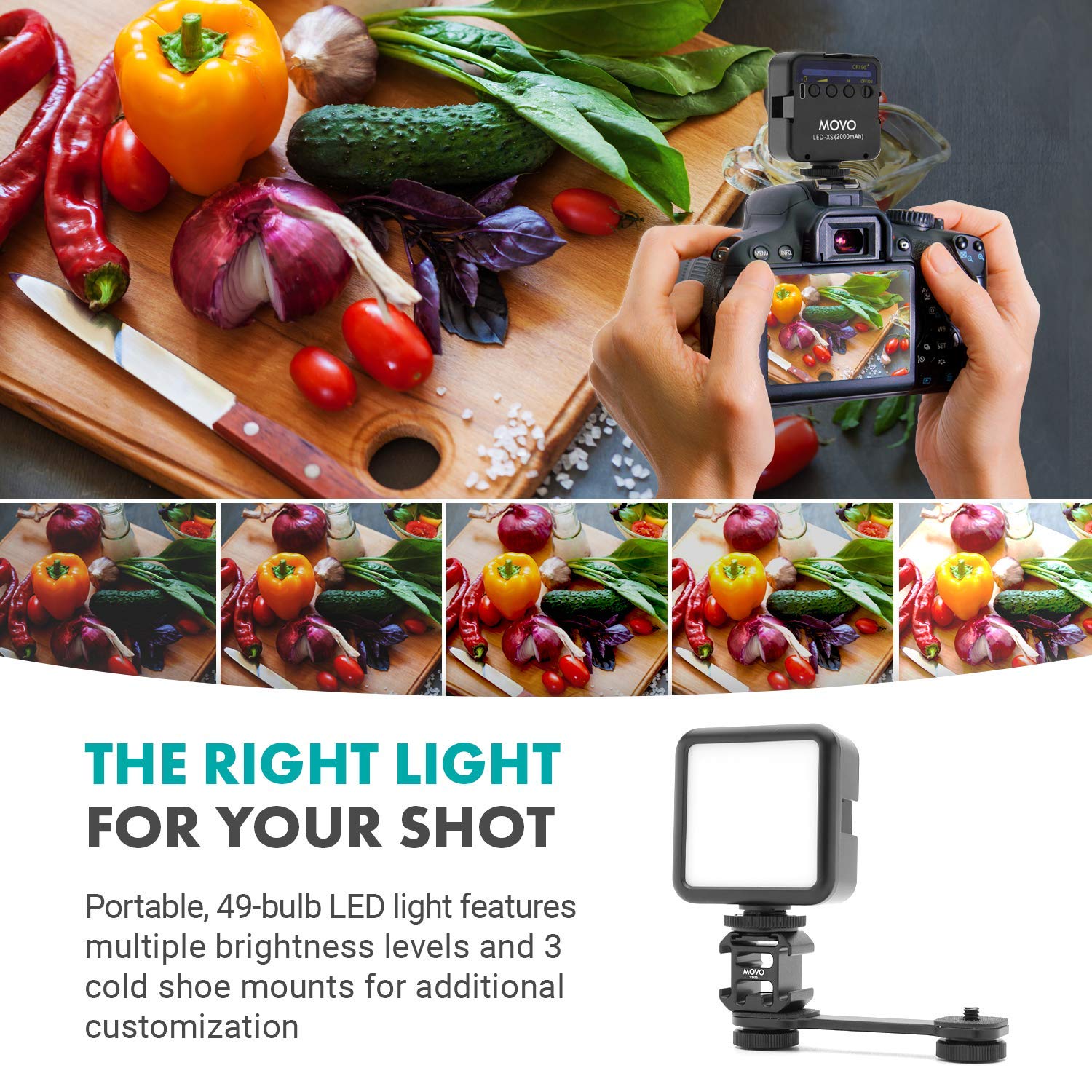 Movo iVlog3 Video Bundle for iPhone (Lightning)