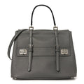 Saffiano Cuir Convertible Top Handle Tote Marmo