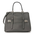 Saffiano Cuir Convertible Top Handle Tote Marmo