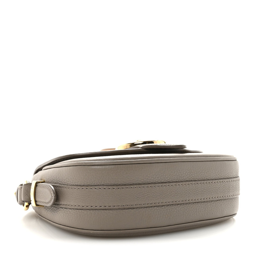 Grained Calfskin LV Pont 9 Soft PM Gris