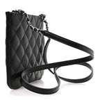 Lambskin Quilted Uniform Crossbody Bag Black