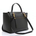 Grained Calfskin Mini Belt Bag Grey