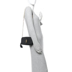 Grain De Poudre Matelasse Monogram Mini Lou Camera Bag Black
