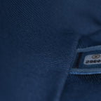 Frayed Denim Quilted Large Blue Chip Flap Blue