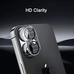 Entronix Clear Camera Lens Protector Compatible with iPhone 16 Plus - 3-Piece Combo
