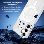 [DIS] Entronix [Magnetic] Case Compatible with Galaxy S26 Plus - [Hard Back] Clear Cover