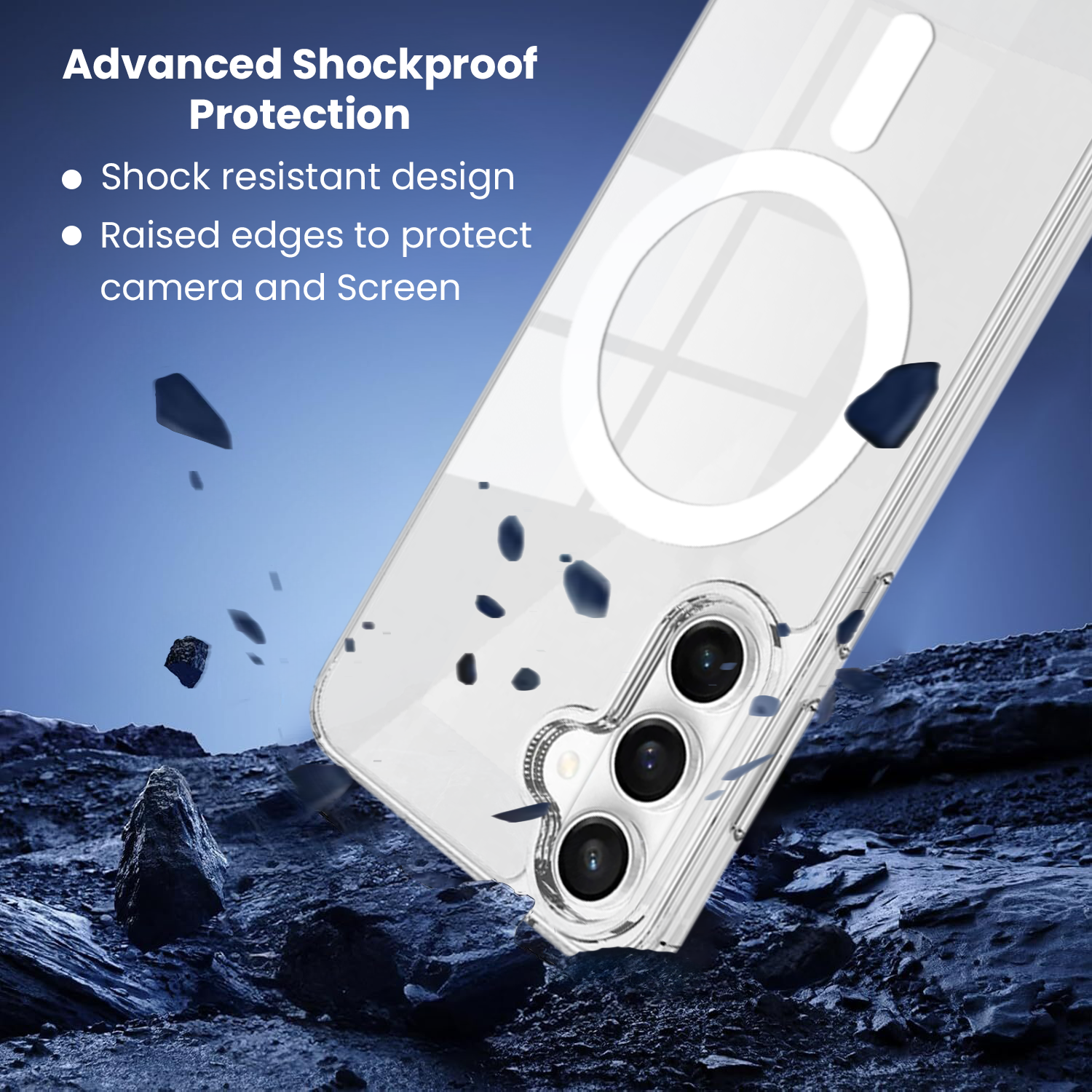 [DIS] Entronix Bundle Compatible with Galaxy S26 - [Magnetic] Clear Case & 2 Clear Screen Protectors