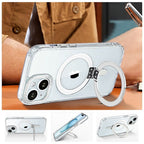 SAHARA - Venture Series Clear Kickstand Case - iPhone 15