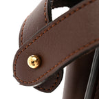 Vitello Large Soft Peekaboo Mogano