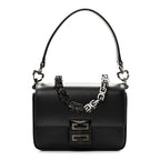 Box Calfskin Small 4G Cube Chain Shoulder Bag So Black