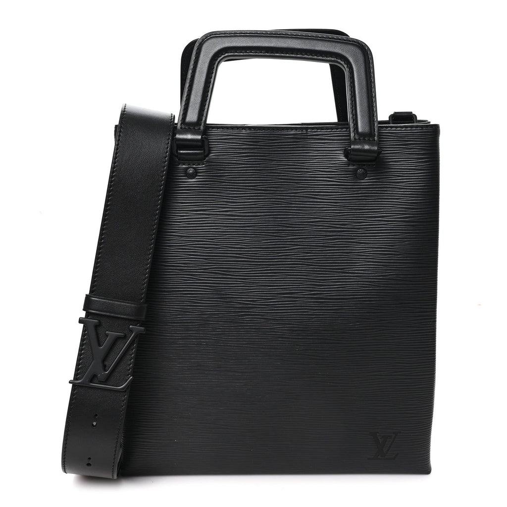 Epi Sac Plat Fold Bag Black