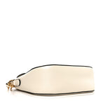 Soft Grainy Calfskin Alltime Shoulder Bag White