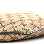 Monogram Web Small Flat Messenger Bag Brown