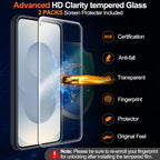 Entronix Bundle Compatible with Galaxy S24 Plus - [Magnetic] Translucent Matte Case & 2 Clear Screen Protectors