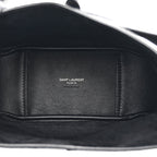 Grained Calfskin Baby Le 5 A 7 Supple Hobo Black