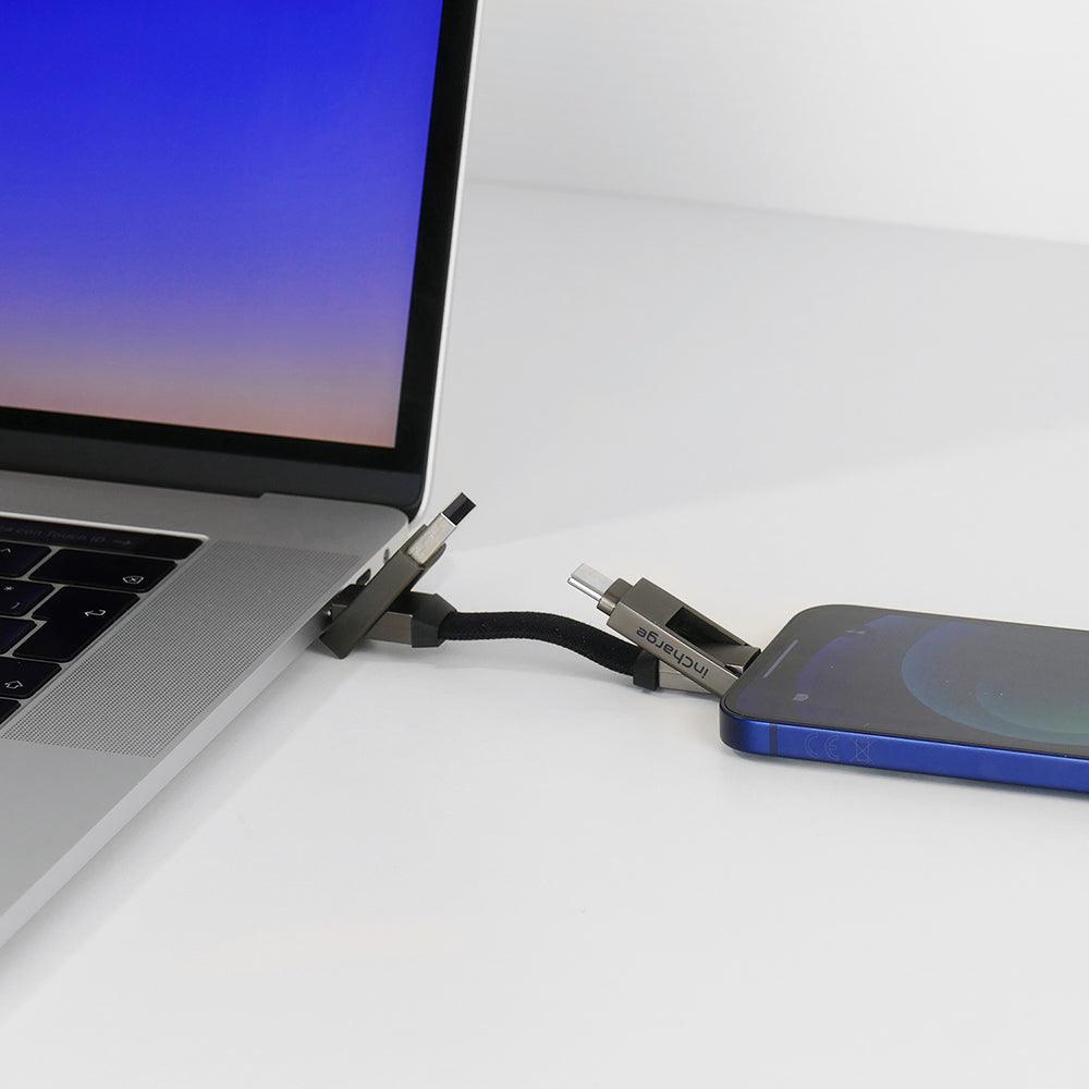 inCharge® 6 - 15W, 6in1 keyring cable