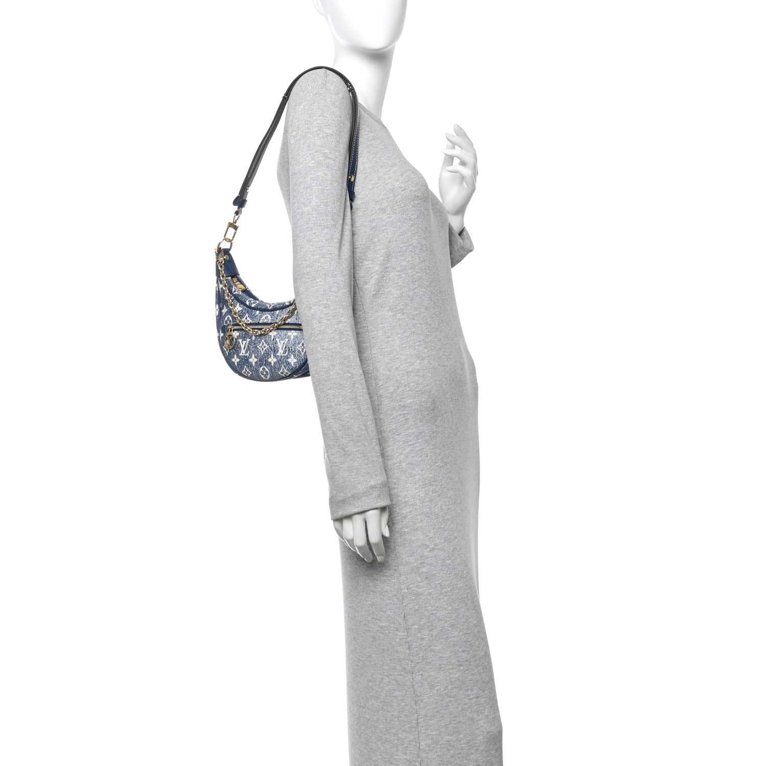 Monogram Jacquard Denim Loop Bleu