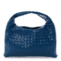 Calfskin Intrecciato Small Hop Deep Pacific