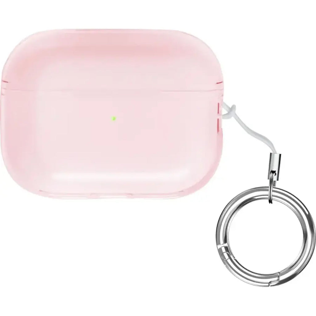 SAHARA - Hybrid Flex Series Case for Apple AirPods Pro (2nd Generation) - Transparent Pink