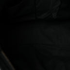 Calfskin Crocodile Embossed Giant 12 Gold Hardware City Black