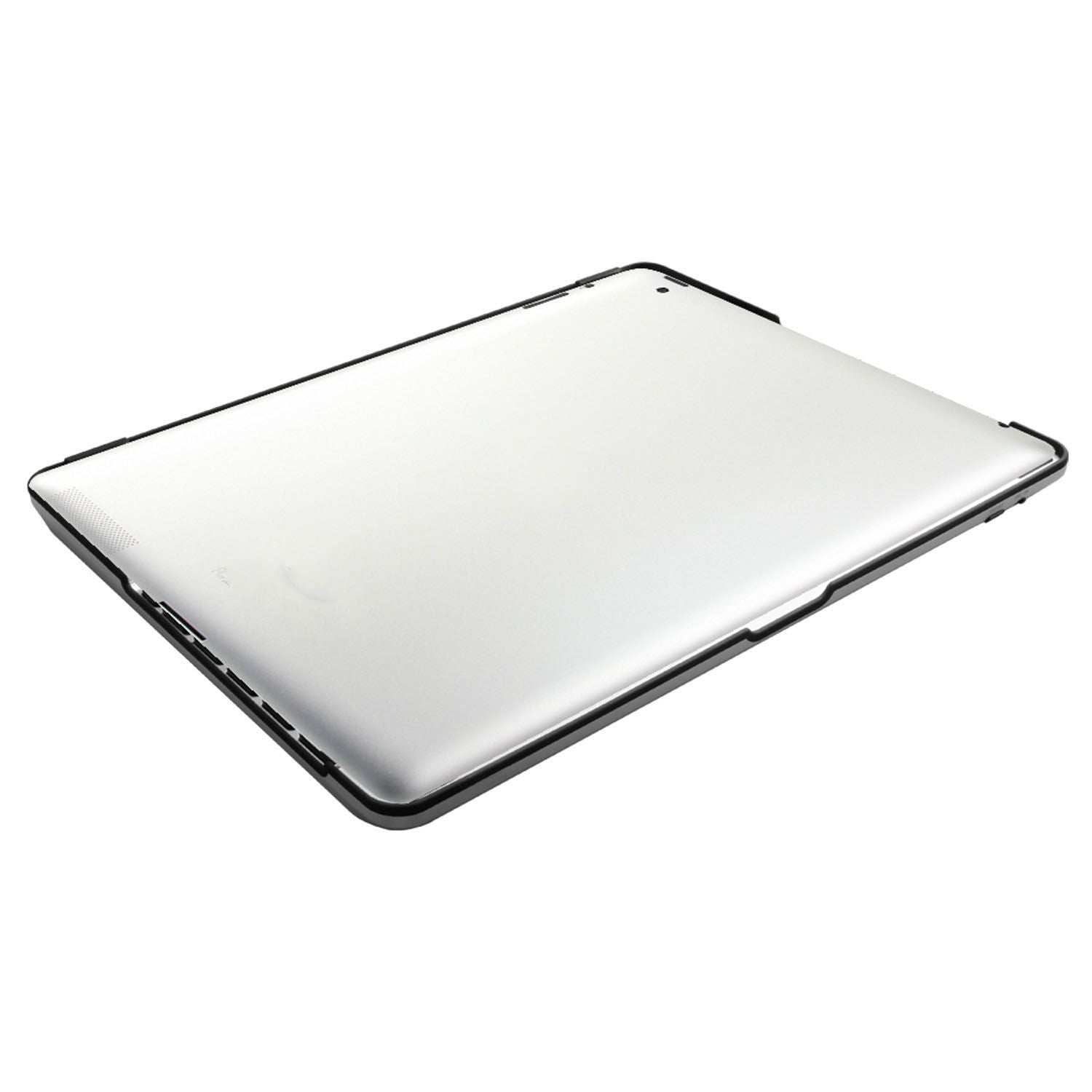 Silver and black aluminum alloy Wireless keyboard tablet cover