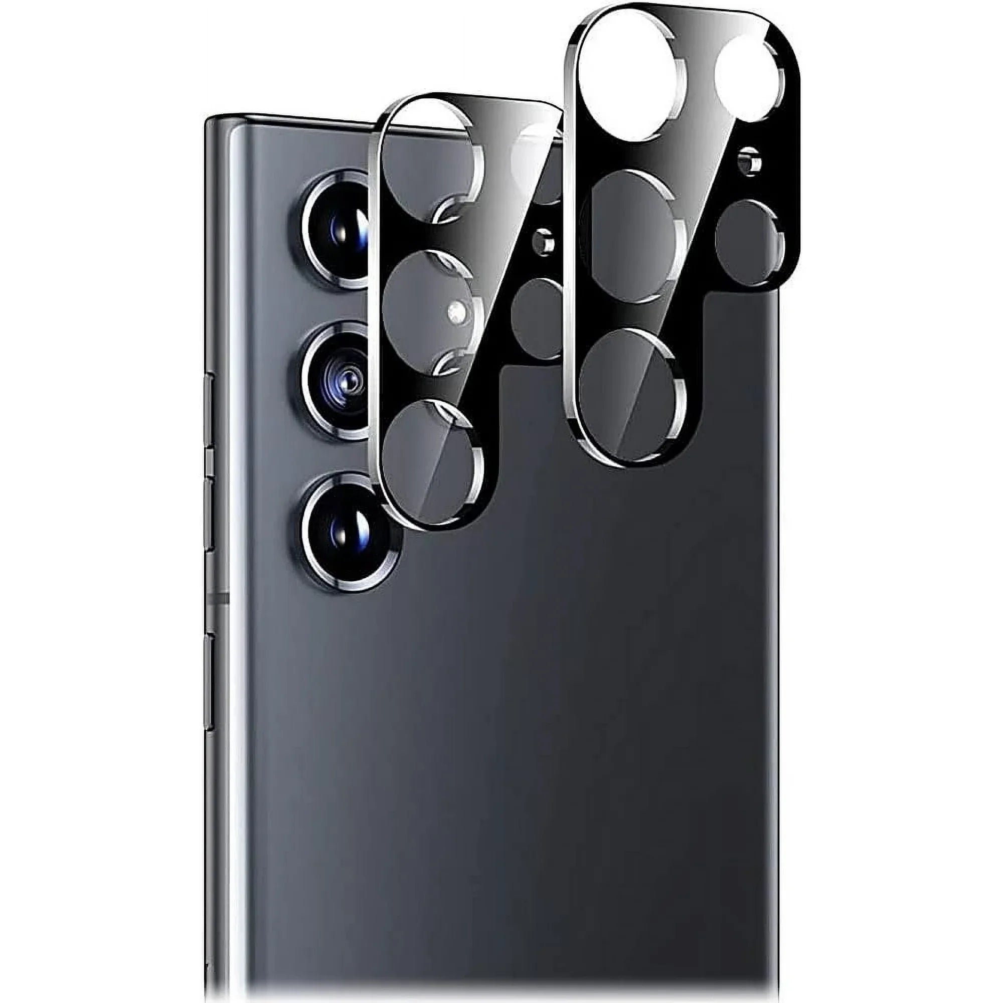 Entronix Clear Camera Lens Protector Compatible with Galaxy S25 Ultra - 2-Piece Combo
