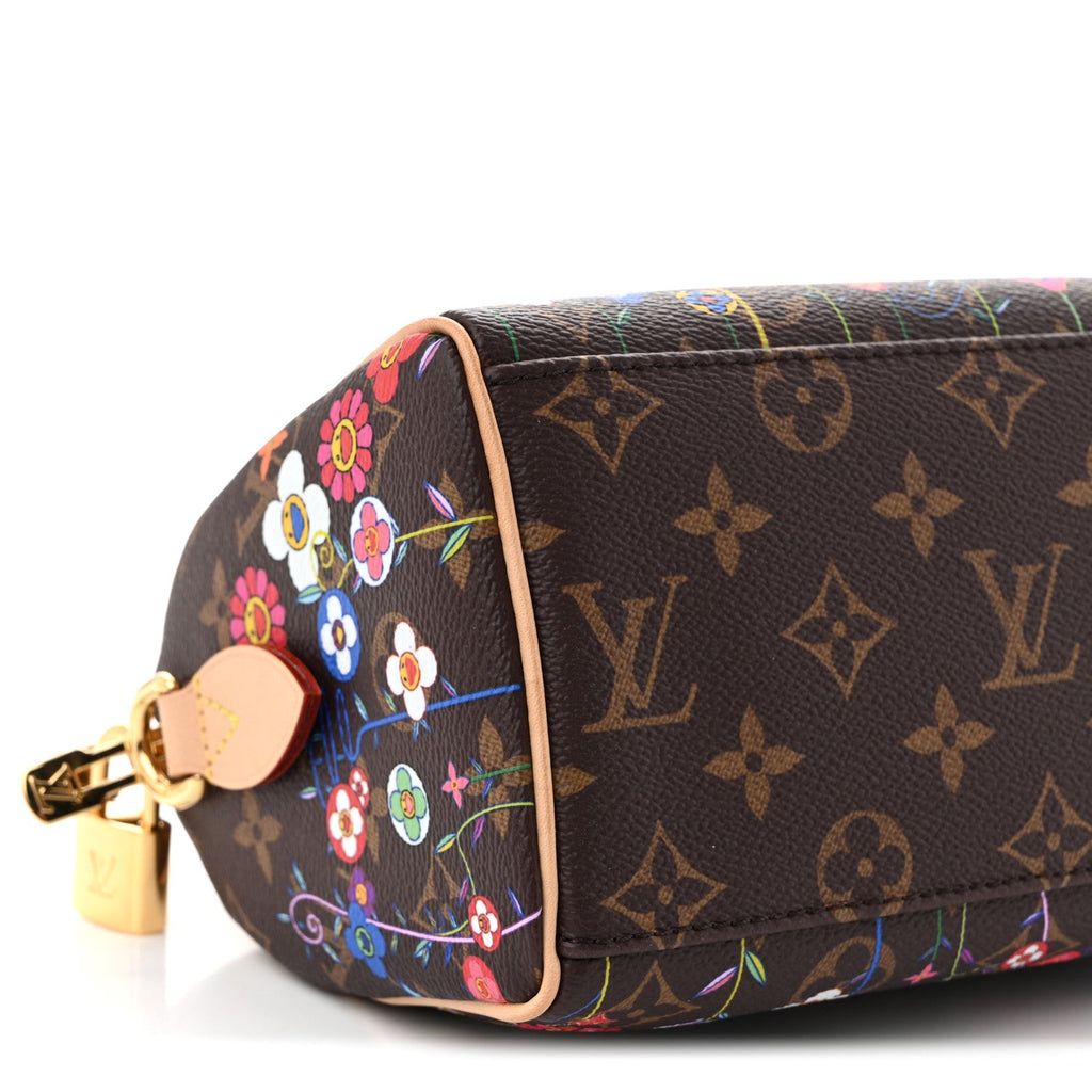 LV X TM Monogram Flowers Speedy Bandouliere 20