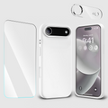Entronix Bundle Compatible with iPhone 17 Air - Liquid Silicone Case, 1 Clear Screen Protector & 1 Camera Lens Protector