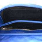 Metallic Calfskin Y Quilted Monogram Toy Loulou Crossbody Bag Blue Royal